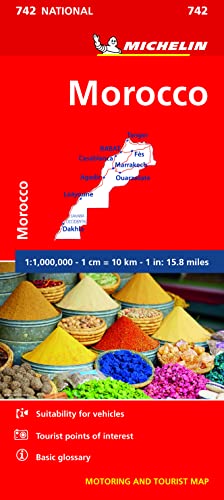 Morocco - Michelin National Map 742: Map (Michelin National Maps)