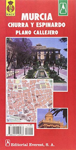 Murcia y Puente Tocinos. Plano callejero y mapa de carreteras: Plano callejero. Churra y Espinardo (Planos callejeros / serie roja)