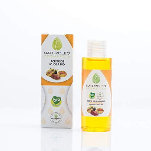 Naturoleo Cosmetics - Aceite Jojoba BIO - 100% Puro y Natural Ecológico Certificado - 50 ml