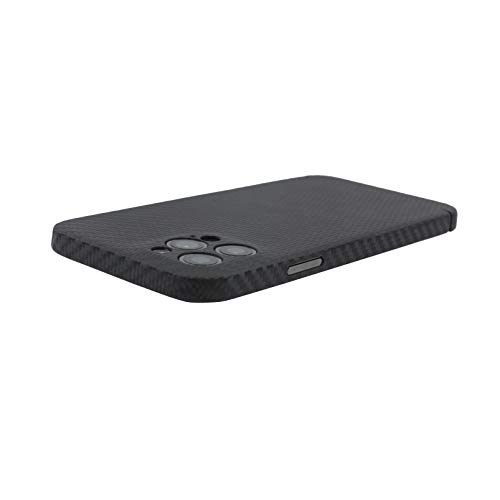 Nevox CarbonSeries - Carcasa para iPhone 13 Pro Max, fibra de carbono, aramida y vectran