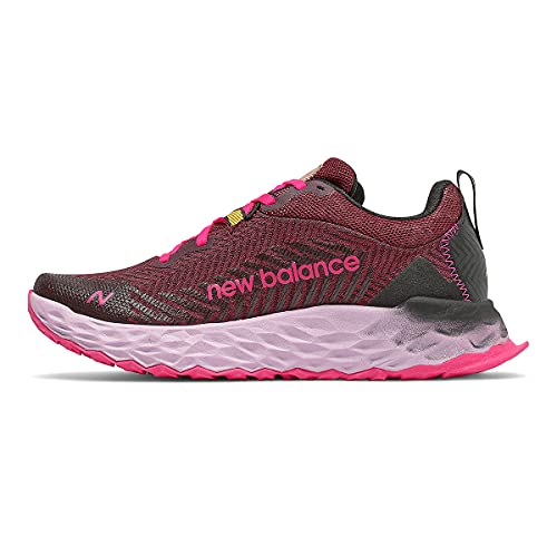 New Balance Fresh Foam Hierro V6 Trail Zapatillas de running para mujer, Granate/Rosa Glo, 37.5 EU