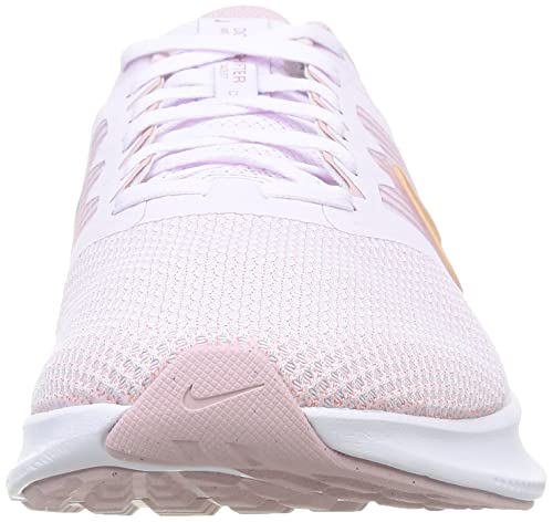 Nike Downshifter 11, Zapatos para Correr Mujer, Light Violet Champagne White Metallic Red Bronce, 39 EU