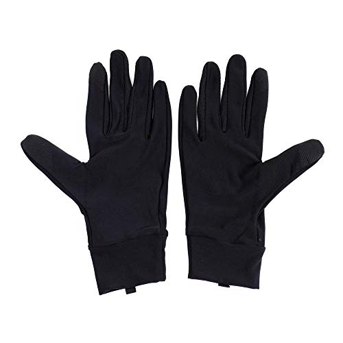 NIKE Men´S Lightweight Tech Running Gloves Guantes, Unisex Adulto, Multicolor (Black/Black/Silver), XL