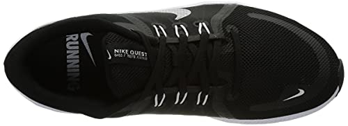 Nike Quest 4, Zapatillas para Correr Mujer, Black White Hyper Pink Dk Smoke Grey, 36.5 EU