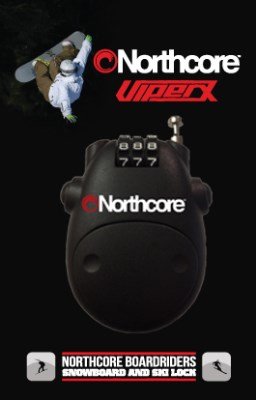 Northcore Viper-X Snowboard Lock 2G