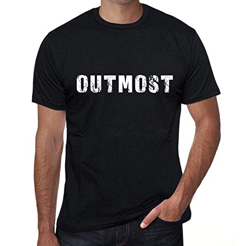 One in the City Hombre Camiseta Personalizada Regalo Original con Mensaje Divertido Outmost XL Negro