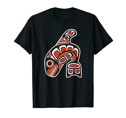 Orca Whale Haida Style Art - Tótem nativo americano tribal Camiseta