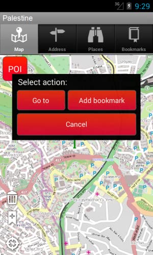 Palestina Onboard Mapa: Mobile GPS Apps