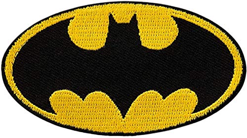 Parche Termoadhesivo Batman Logo Decorativo para Ropa 5x5 cm