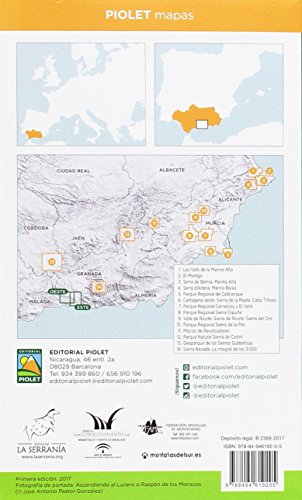 Parque Natural Sierras de Tejeda, Almijara y Alhama. 2 mapas. 1:25.000. Piolet.: Andalucía. Escala 1:25.000