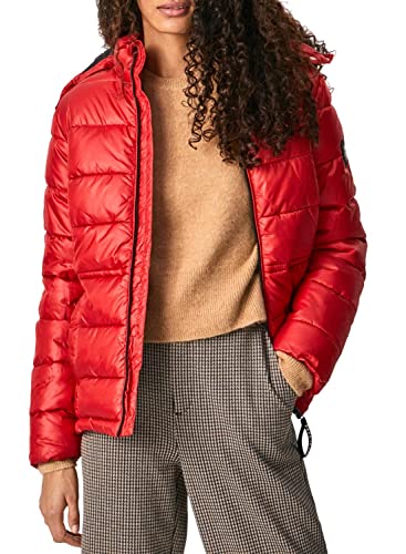 Pepe Jeans Camille Chaqueta, Rojo, M para Mujer