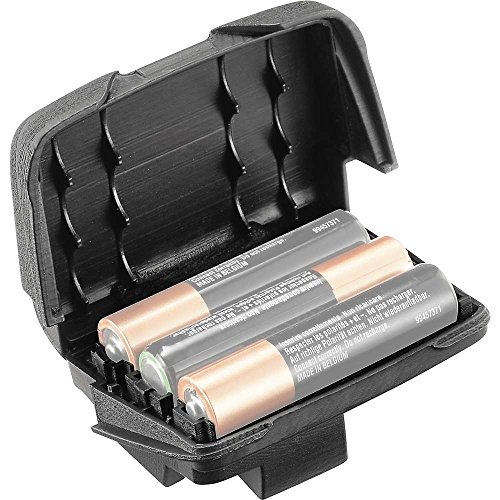 PETZL PT-E923002 Soporte para batería REACTIK + -Unidad(es), Unisex Adulto, Black, Small