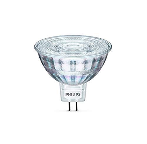 Philips - Bombilla LED Spot Foco 20W, GU5.3, 36 Grados Apertura, Luz Blanca Cálida, No Regulable