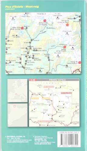 Pica D'estats 1:25000 (Mapa Y Guia Excursionista)