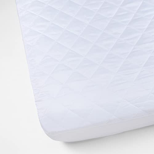 Pikolin Home - Protector de colchón acolchado de fibra con tratamiento antiácaros transpirable para colchones de hasta 32 cm de altura