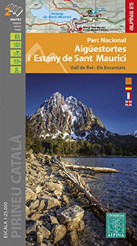 P.N. Aiguestortes I Estany De Sant Maurici 1: 25.000 (CARPETA ALPINA - 1/25.000)