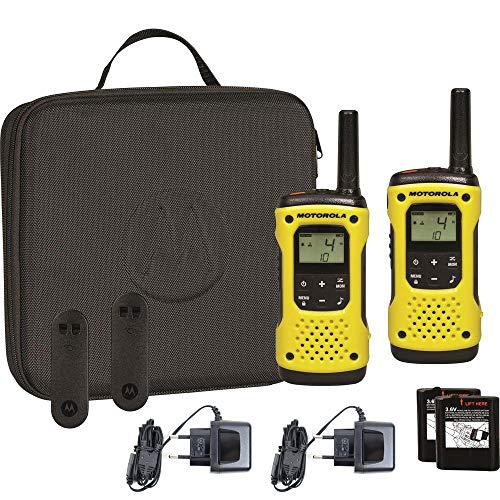 PNI Radio PMR Motorola TLKR T92 H2O IP67 con 2 Piezas Amarillo