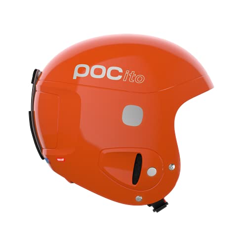 POC POCito Skull - Casco de esquí unisex, Naranja fluorescente, XS-S (51-54 cm)