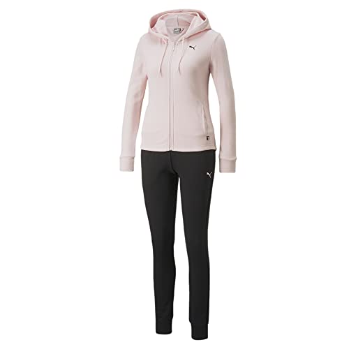 PUMA Classic Hooded Sweat Suit TR cl Sudadera, Mujer, Pink, XS