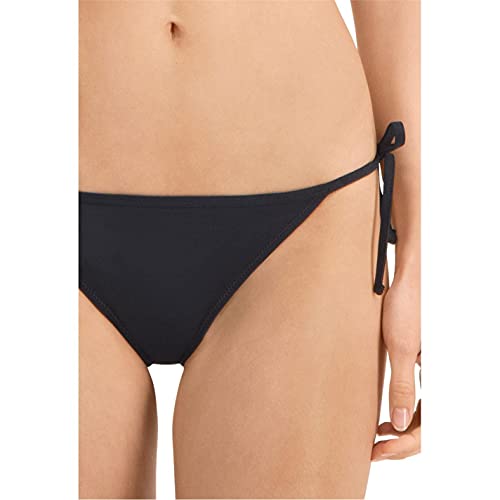 PUMA Women's Side-Tie Bikini Bottom Fondos, Negro, S para Mujer