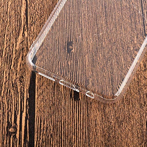 QFSM Transparente Funda + Cristal Templado para Doogee N20 (6.3"), Shell Silicona Carcasa Suave TPU Case Cover y 9H Dureza Duradera Protectora Pantalla Glass Film Protector -Clear