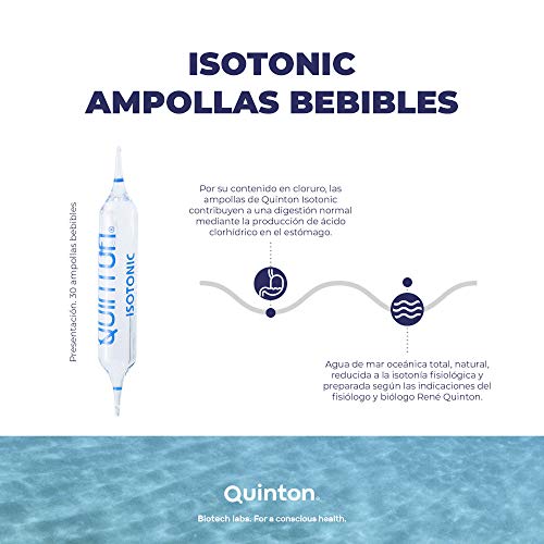 Quinton Isotónico - 30 Ampollas