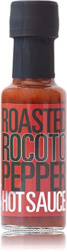 Roasted Rocoto Pepper Hot Sauce 125 ml | Salsa picante hecha con rocoto y tomate asados | Sin aditivos ni conservantes | Sin gluten | Apto para veganos