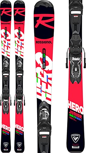 Rossignol Hero Jr 130-150 Xpress 7 Gw B8 Esquís con fijación, Niños, Negro/Rojo, 140 cm