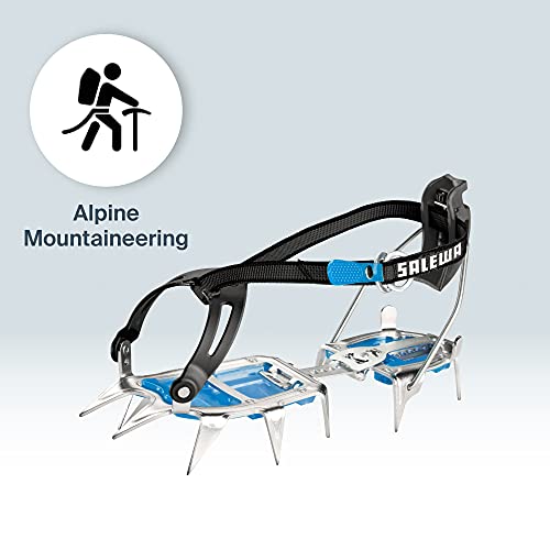 Salewa Alpinist Combi - Crampones de escalada, color Azul, talla Única