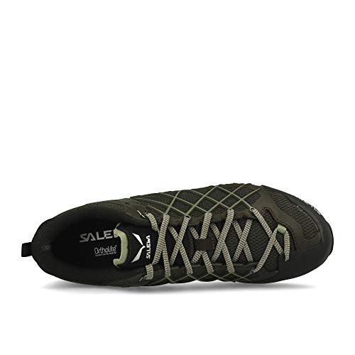 Salewa MS Wildfire Zapatos de Senderismo, Black Olive/Siberia, 40.5 EU