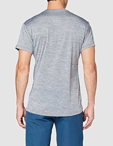 SALEWA Puez Melange Dry M S/S tee Camiseta, Hombres, Gris, 48/M