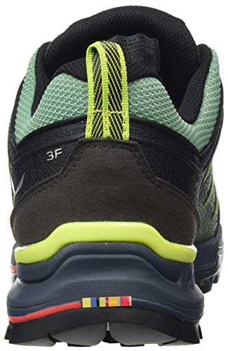 Salewa WS Mountain Trainer Lite Gore-TEX Zapatos de Senderismo, Feld Green/Fluo Coral, 36.5 EU
