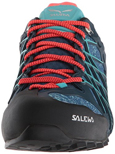 Salewa WS Wildfire Gore-TEX Zapatos de Senderismo, Poseidon/Capri, 38.5 EU