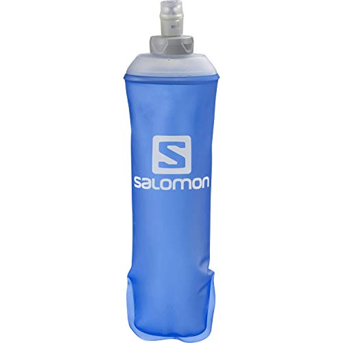 SALOMON ADV Hydra Vest 4 Chaleco de hidratación 4L, 2 Botellas SoftFlask 500 ml Incluidas, Unisex-Adult, Negro, M + Soft Flask Bidón Flexible 500ML Trail Running Senderismo