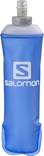 SALOMON ADV Hydra Vest 4 Chaleco de hidratación 4L, 2 Botellas SoftFlask 500 ml Incluidas, Unisex-Adult, Rojo, M + Soft Flask Bidón Flexible 500ML Trail Running Senderismo