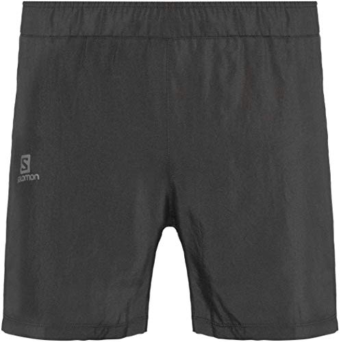 Salomon Agile 5'' Short - 5 Shorts Para Running Hombre, Negro, M