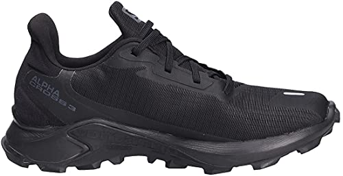Salomon Alphacross 3 GORE-TEX, Zapatillas de Trail Running para Hombre, Impermeables, Ofrecen Rendimiento en Todo Tipo de Terrenos, Negro, 42