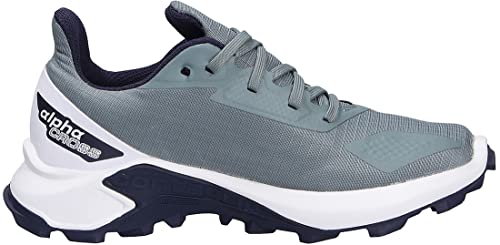 Salomon Alphacross Blast Climasalomon Waterproof (impermeable) unisex-niños Zapatos de trail running, Azul (Trooper/White/Evening Blue), 37 EU