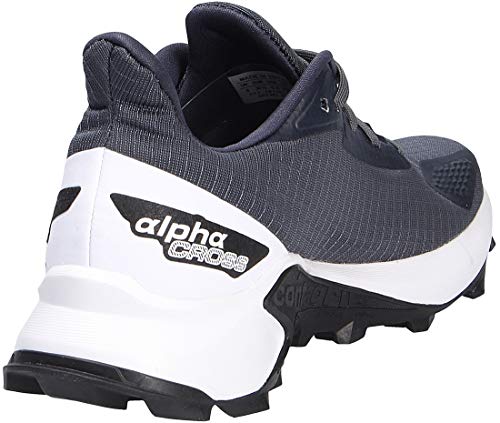 Salomon Alphacross Blast Mujer Zapatos de trail running, Azul (India Ink/White/Black), 38 ⅔ EU