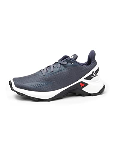 Salomon Alphacross Blast Mujer Zapatos de trail running, Azul (India Ink/White/Black), 40 ⅔ EU
