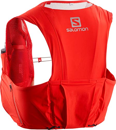 SALOMON Bag S/Lab Sense Ultra 8 Set - Bolsa de hidratación, Unisex Adulto, Rojo(Racing Red)