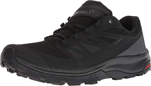 Salomon Outline Gore-Tex (impermeable) Hombre Zapatos de trekking, Negro (Black/Phantom/Magnet), 44 ⅔ EU