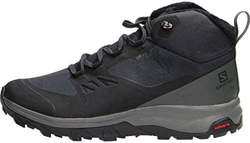 Salomon Outsnap Climasalomon Waterproof (impermeable) Hombre Zapatos de invierno, Negro (Black/Urban Chic/Black), 48 EU