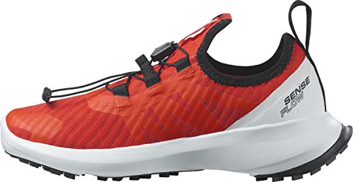 Salomon Sense Flow unisex-niños Zapatos de trail running, Rojo (Cherry Tomato/White/Black), 32 EU