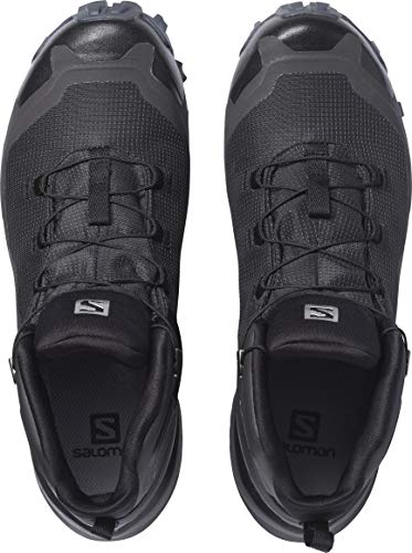 SALOMON Shoes Cross Hike Mid GTX, Botas de Senderismo Mujer, Phantom/Black/Ebony, 38 EU