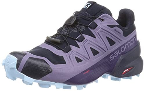 SALOMON Shoes Speedcross 5, Zapatillas de Senderismo Mujer, Night Sky/Cadet/Crystal Blue, 38 EU