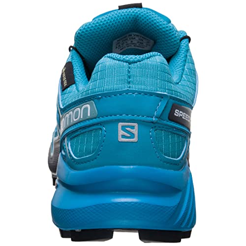 Salomon Speedcross 4 Gore-Tex, Zapatos de Trail Running Mujer, Bluebird/Icy Morn/Ebony, 40 EU