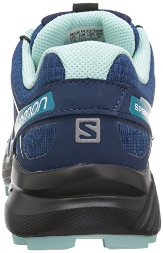 Salomon Speedcross 4, Zapatos de Trail Running Mujer, Poseidon/Eggshell Blue/Black, 42 EU