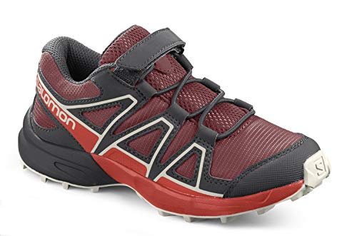Salomon Speedcross Bungee unisex-niños Zapatos de trail running, Rojo (Red Dahlia/Cherry Tomato/Vanilla Ice), 29 EU