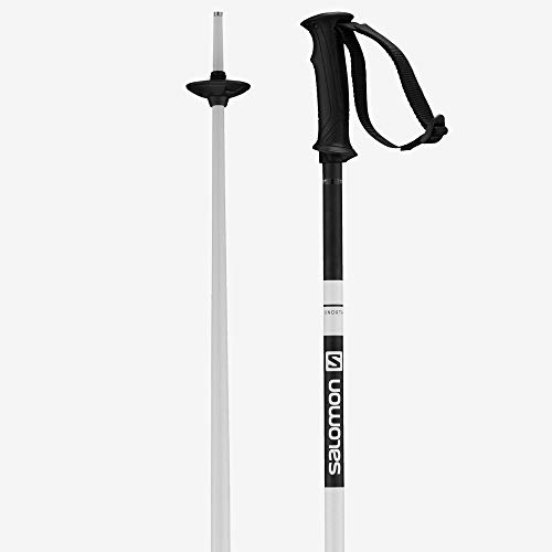 Salomon X North Palos de esquí, Unisex Adulto, Blanco (North White), 125 cm